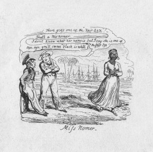 Miss Nomer, 1829 von George Cruikshank