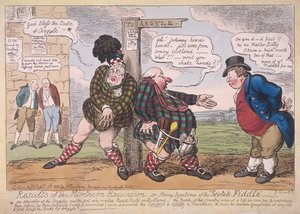 Ergebnisse des nördlichen Ausflugs, 1822 von George Cruikshank