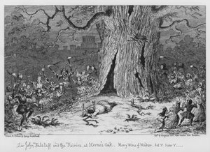 Sir John Falstaff und die Feen an der Herne-Eiche