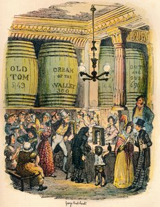 Der Gin-Palast, um 1900 von George Cruikshank