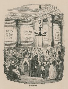 Der Gin-Laden von George Cruikshank