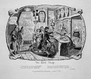 Der Gin-Laden, aus "Scraps and Sketches", Teil II, Platte 3