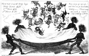 Das Monster fegt, ein Wurf für das Derby von George Cruikshank