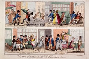 Durch die Straßen von London gehen, 1818