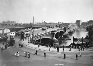 Blackfriars Bridge und Bankside-Kraftwerk, London von George Davison Reid