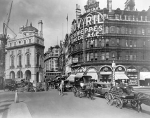 Piccadilly Circus, City of Westminster, London, frühes 20. Jahrhundert