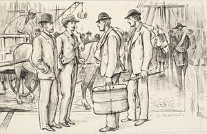 Treffen in einem Hafen
