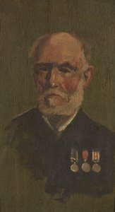 Porträt von P. Larkin