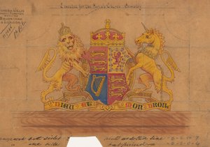 Entwürfe für Jones und Willis, Metall- und Holzarbeiter und Kirchenmöbelhersteller aus Birmingham und London