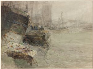 North Shields Fischkai von George Edward Horton