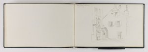 (Skizzenbuch) Alte Straße in Vevey von George Elbert Burr