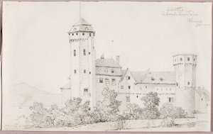 Schloss Oberlahnstein, Rhein von George Elbert Burr