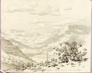 Wolkenschatten, Apache Trail, Arizona von George Elbert Burr