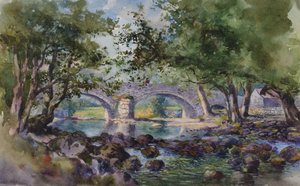 Alte Brücke bei Bettws-y-Coed, Nordwales