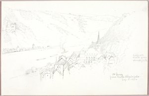 St. Goar von Burg Rheinfels von George Elbert Burr