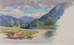 Der Conway, nahe Llanrwst, Wales von George Elbert Burr
