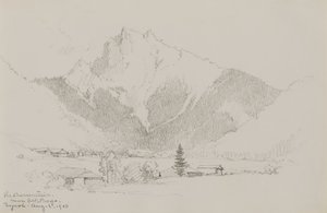 Der Dürrenstein, nahe Alt-Prags, Tirol von George Elbert Burr