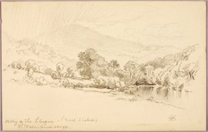 Tal des Llugwy (Moel Siabod), Nordwales von George Elbert Burr