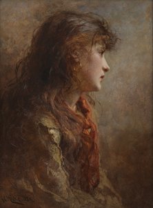 Ein Zigeunermädchen, 1880