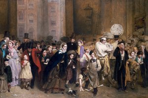 Das Hauptpostamt. Eine Minute vor sechs, 1860