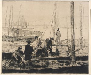 Sardinenflotte von George Elmer Browne