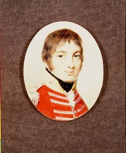 Miniatur von Oberst J. Houlton der Wiltshire Miliz, ca. 1801 von George Engleheart