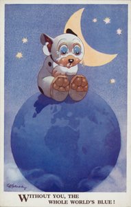 Ohne dich ist die ganze Welt blau von George Ernest (after) Studdy