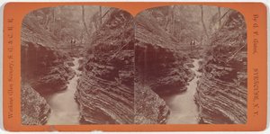Watkins Glen Landschaft, Schatten-Schlucht