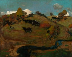 Eine Galloway-Landschaft