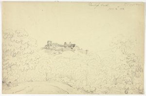 Schloss Denbigh von Segroyt Dingle aus von George Fennel Robson