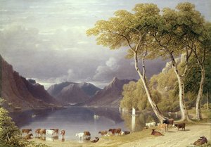 Kopf von Ullswater im Lake District von George Fennel Robson