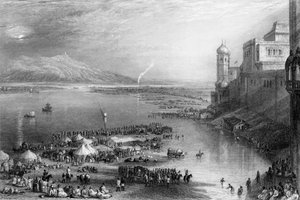 Teil des Chaut, in Hurdwar, 1838