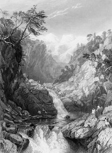Blick in der Nähe der Quelle des Jumna, 1838