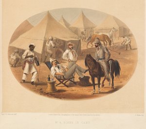 Lagerszene, Indischer Aufstand, um 1857-1858