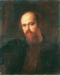 Porträt des Malers Dante Gabriel Rossetti