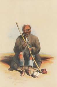 Leveregt Aris, ein älterer Hottentottenmann von George French Angas