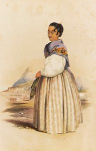 Nazea, Frau von Karel, einem angesehenen malaiischen Priester in Kapstadt von George French Angas