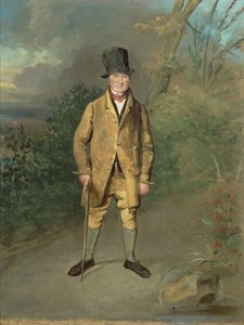Porträt eines Gärtners aus Bramham Park, Yorkshire, ca. 1822 von George Garrard