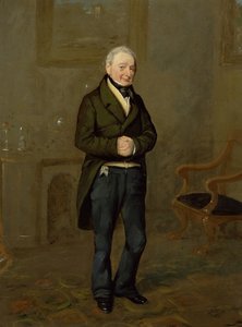 Porträt eines Haushaltsverwalters von Bramham Park, Yorkshire, identifiziert als John Pollock (1769-1837), ca. 1822 von George Garrard