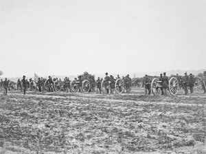 Motts Batterie in Position, 1862