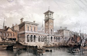 Billingsgate Wharf und Markt, London