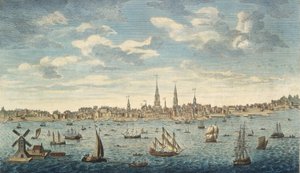 Eine östliche Aussicht auf die Stadt Philadelphia, in der Provinz Pennsylvania, in Nordamerika: vom Jersey-Ufer aus gesehen, veröffentlicht London, 1774