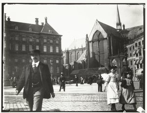 Ansicht des Dam in Amsterdam von George Hendrik Breitner
