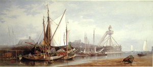 Niederländischer Fischereihafen von George Henry Andrews