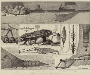 Die Internationale Fischereiausstellung, Angelgeräte