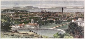 Ansichten der Stadt Montreal, Kanada Ost