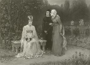 Königin Isabella und ihre Damen von George Henry Boughton