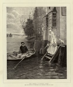 Die Fähre, Ein zierliches Fahrgeld von George Henry Boughton