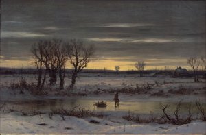 Winterdämmerung bei Albany, 1858