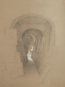 Unbetitelt - Künstleratelier, Rom, 1886